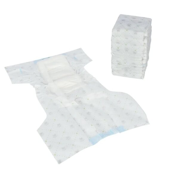 84ct Arm & Hammer Pets Disposable Female Dog Diapers Adjustable Absorbent Medium - Picture 4 of 5